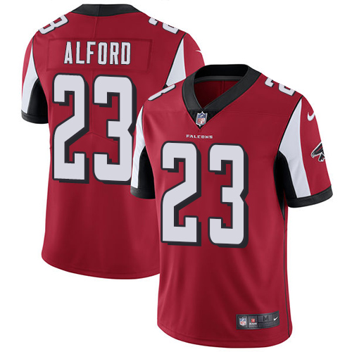 Nike Falcons #23 Robert Alford Red Team Color Men's Stitched NFL Vapor Untouchable Limited Jersey